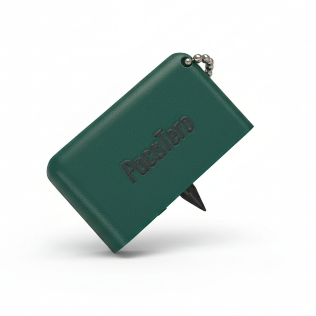 PacaTero Golf Club Groove Cleaner – Dual-Bristle Brush with Debris Pick & Keychain Attachment